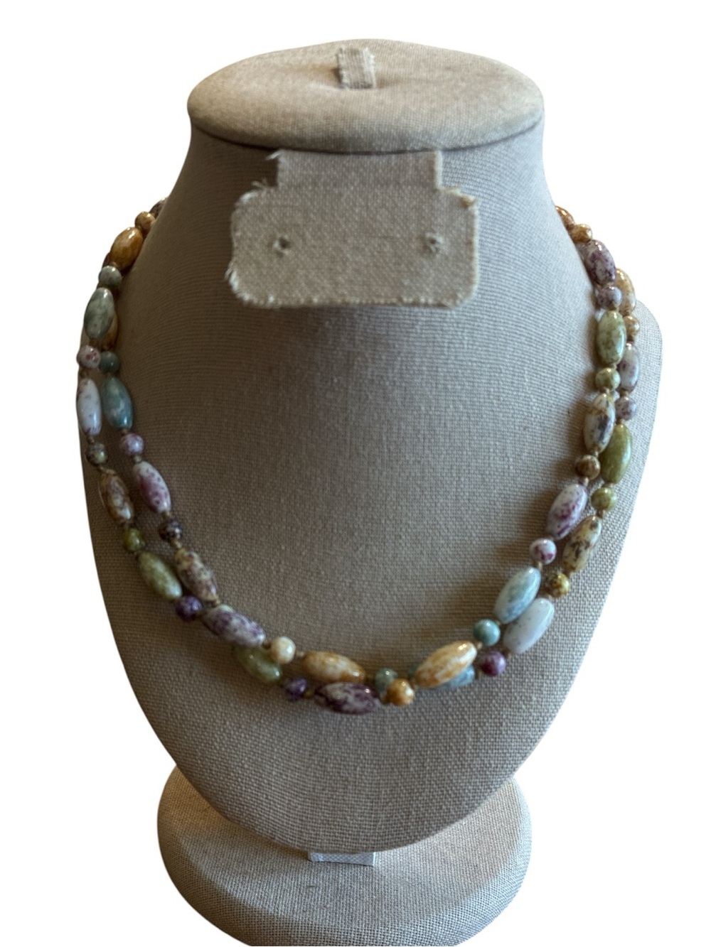Multicolor Beaded Long Strand Necklace - Picture 2 of 4